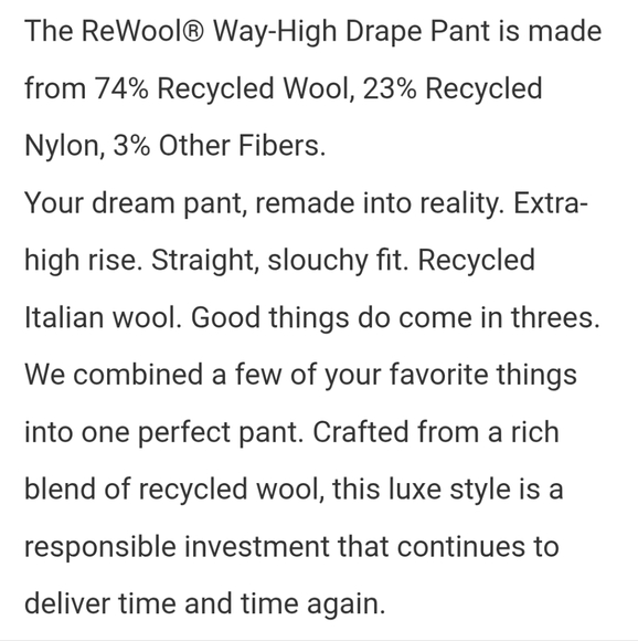 EVERLANE The ReWool® Way-High Drape Pinstripe Pant - Picture 13 of 13